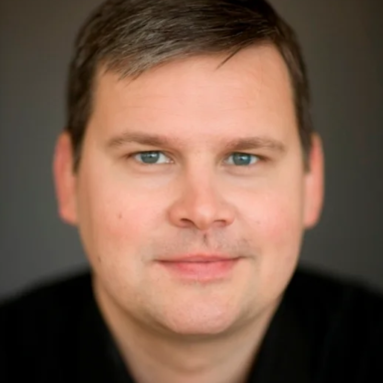 Headshot portraint of singer James Martin Schaefer, Baritone.